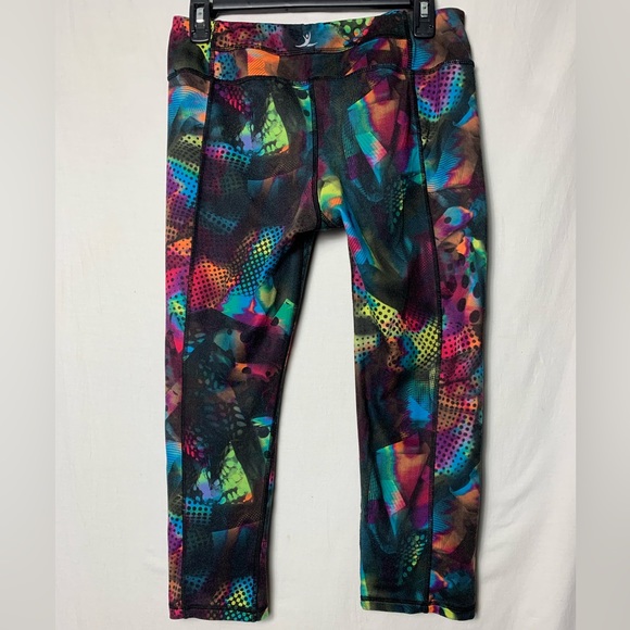 Citrus | Multicoloured Cropped Legging - Large - Picture 3 of 8